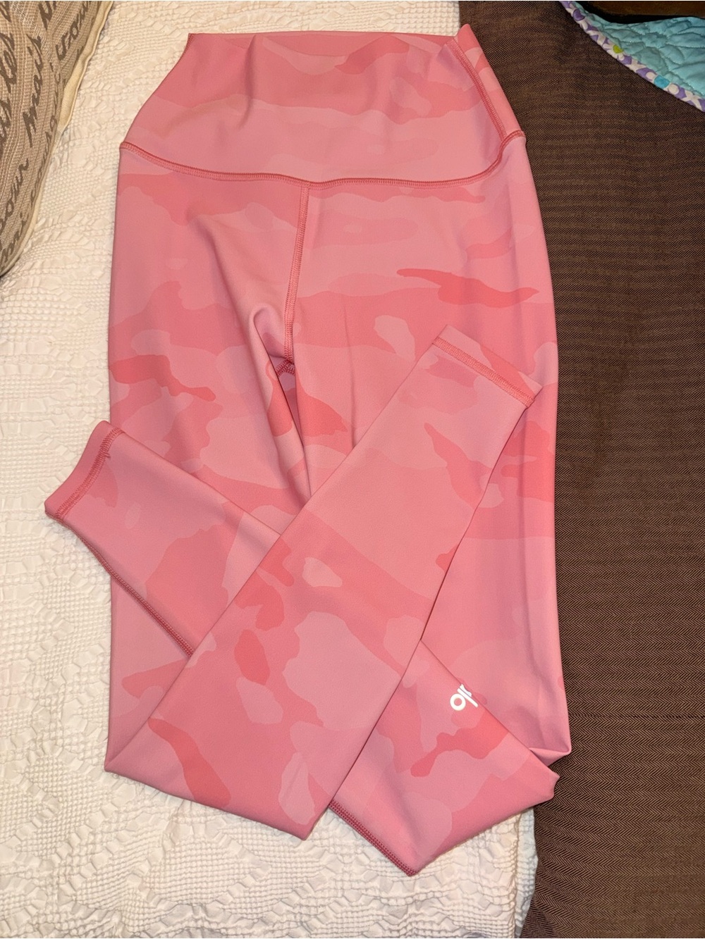 ALO Yoga Pink Camo High-Rise Leggings